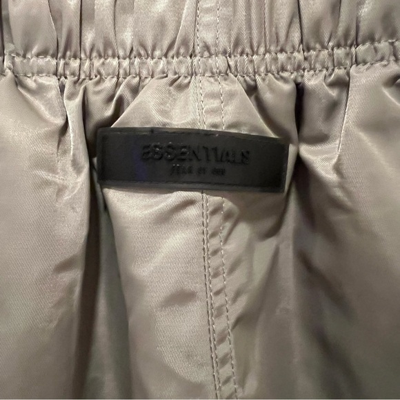 Esstentials Fear Of God | Nylon Shorts | Taupe | Youth Size 8 - Picture 2 of 6